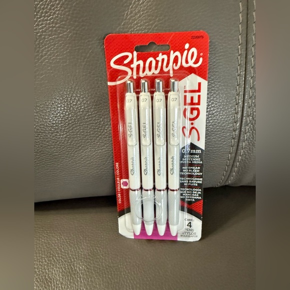 Other - S-Gel White Gel Pens - Pack of 4